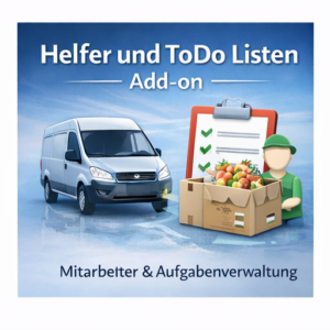 Marktdesk Helfer und Logistik